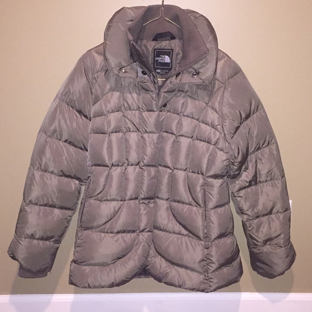 Beautiful champagne North Face Puffer Jacket